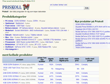 Tablet Screenshot of priskoll.se